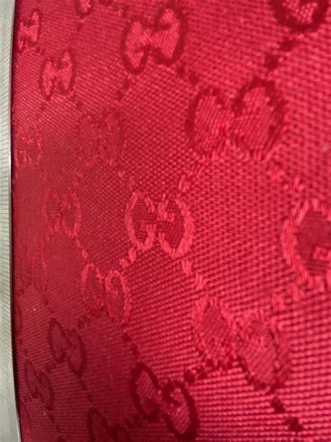 red gucci fabric|authentic Gucci fabric for sale.